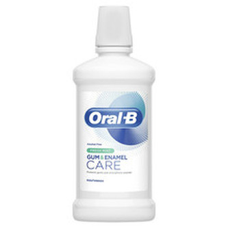 Oral B Ústní voda bez alkoholu Gum & Enamel Care Fresh Mint 500 ml unisex