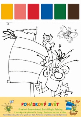 Pohádkový svět - Kreativní omalovánková sada Magic Painting
