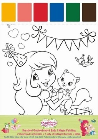 Strawberry - Kreativní omalovánková sada Magic Painting