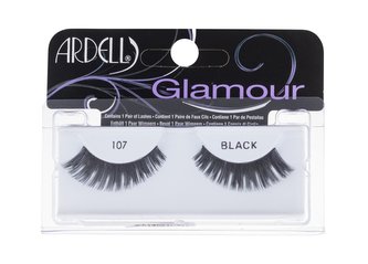 Ardell Glamour Umělé řasy 107 1 ks Black pro ženy