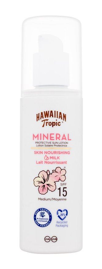 Hawaiian Tropic Mineral Opalovací přípravek na obličej Skin Nourishing Milk 100 ml SPF15 unisex