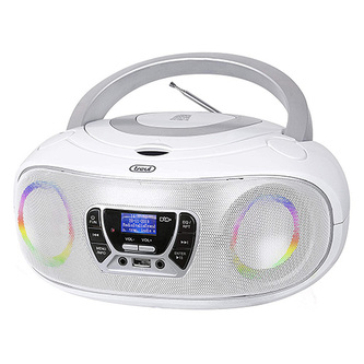 Přehrávač Trevi, CMP 583 WH, CD/MP3, přenosný, 30 stanic, DAB+, FM RDS přehrávač