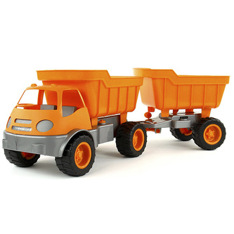 Návěs s přívěsem Bino, oranžový