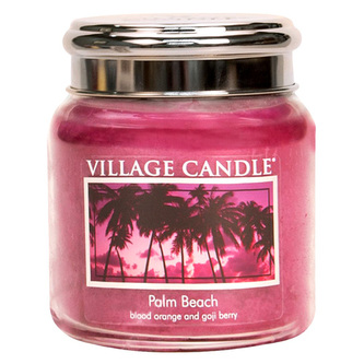 Svíčka ve skleněné dóze Village Candle, Palmová pláž, 454 g