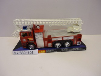 Hasičské vozidlo s požárním žebříkem