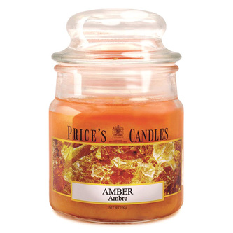 Svíčka ve skleněné dóze Price´s Candles, Jantar, 100 g