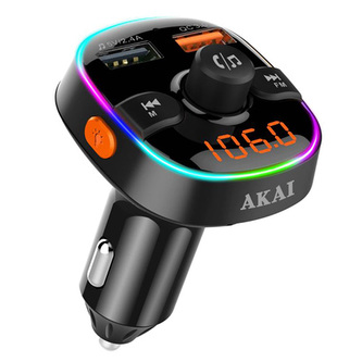 Transmiter AKAI, FMT-95BT, bezdrátový, Bluetooth, čtečka MicroSD karet