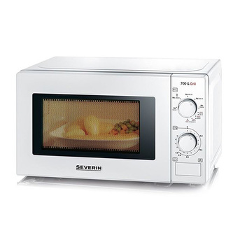 Mikrovlnná trouba Severin, MW 7891, časovač, 20 l, talíř 24,5 cm, grilovací rošt, 700 W mikrovlnka, 1 000 W gril