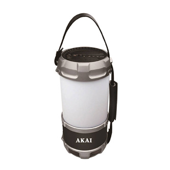 Reproduktor AKAI, ABTS-S38, přenosný, Bluetooth 4.2, FM rádio, AUX IN 3,5 mm, funkce svítidla, baterie Lithium 5V/3000mAh