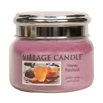 Svíčka ve skleněné dóze Village Candle, Med a pačuli, 312 g