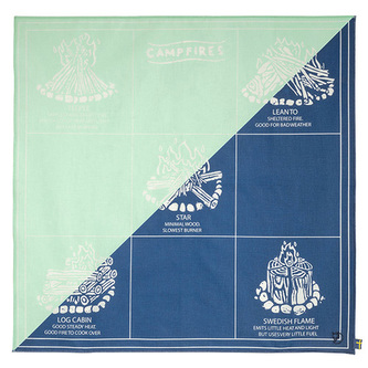 Campfire Bandana, Coast Line-Sky | 981-982 | One size
