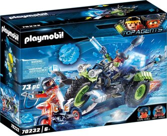 Ledová tříkolka arktických rebelů Playmobil, TOP agenti, 73 dílků