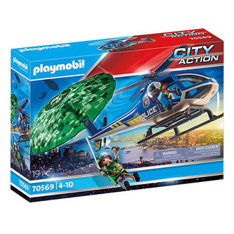 Policejní vrtulník Playmobil, Policie, 19 dílků
