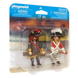 Kapitán pirátů a velitel vojska Playmobil, Piráti, 17 dílků