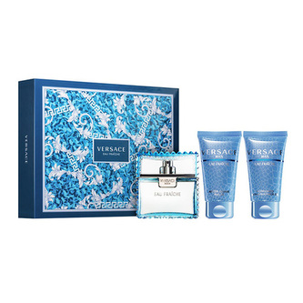 Dárková sada Versace, Eau Fraiche 50ml EDT, 50ml SG, 50ml ASB