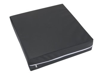 Sedák nepromokavý - tmavě šedá - 40x40x10 cm - potah na zip Sedák nepromokavý - tmavě šedá - 40x40x10 cm - potah na zip
