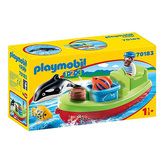 Rybářská loďka Playmobil, 1.2.3, 7 dílků