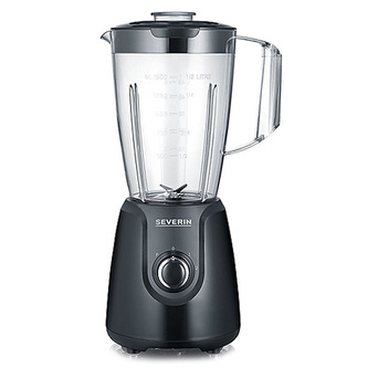 Mixér Severin, SM 3707, stolní, nádoba z tritanu 1500 ml, 2 rychlostní stupně + pulzní stupeň, nože z ušlechtilé oceli, 600 W