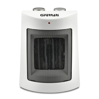 Topný ventilátor G3Ferrari, G6001801 -  2 úrovně výkonu, keramické topné články, nastavitelný termostat, funkce ventilátoru, automatické vypnutí v případě pádu, 750/1500 W