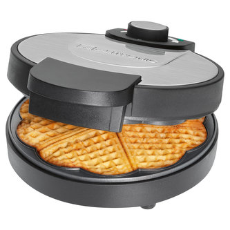 Vaflovač Clatronic, WA 3492, nerez, velké desky průměr 18 cm, srdíčka, 1 000W
