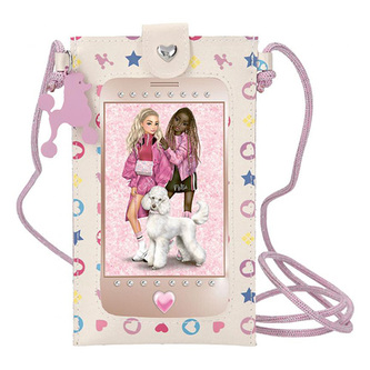 Kapsička na krk Top Model, Candy, Malia a pudl, barva béžová Kapsička na krk Top Model, Candy, Malia a pudl, barva béžová