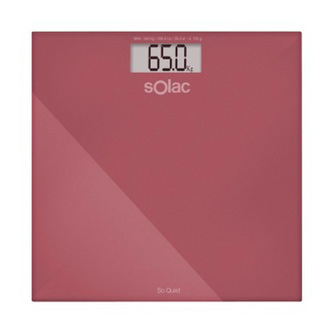 Váha Solac, PD7624, osobní, ultra plochá, tvrzené sklo, automatické vypnutí, digitální displej