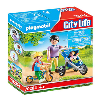 Máma s dětmi Playmobil, Život ve městě, 17 dílků