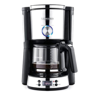 Kávovar Severin, KA 4826, Type Switch, překapávací, nerez ocel, výběr aroma, filtr 1 x 4, 1000 W