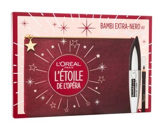L´Oréal Paris False Lash řasenka False Lash Bambi Eye 8,9 ml + tužka na oči Superliner Le Khol 0,8 g 101 Midnight Black + kosmetická taštička