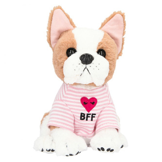 Plyšový buldoček Top Model, Muffin, výška 21 cm
