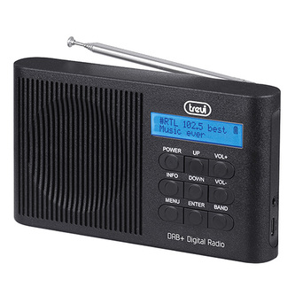 DAB 7F91 R BK DAB Přenosné rádio