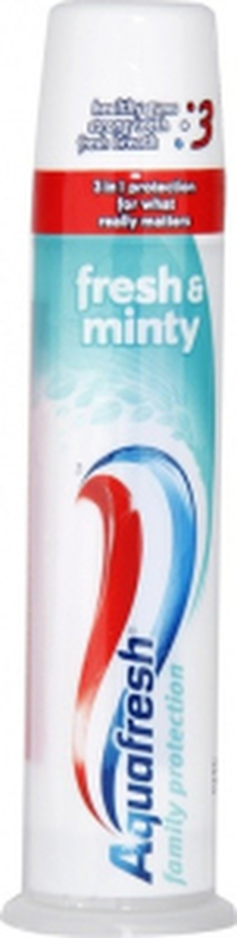 Aquafresh 100ml Fresh&Minty family protection zubní pasta - pumpa IT
