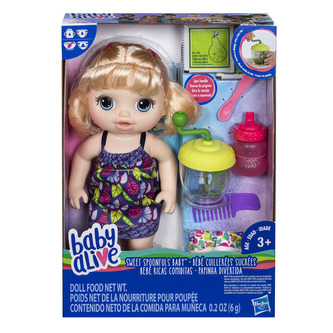Hasbro Baby Alive - Baby Alive Blonďatá panenka s mixérem