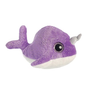 Plyšový Yoo Hoo Naree narval fialový 15 cm