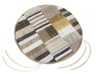 Sedák EMA kulatý hladký - dlaždice hnědobéžové - průměr 40 cm, výška puru 2 cm Sedák EMA kulatý hladký - dlaždice hnědobéžové - průměr 40 cm, výška puru 2 cm