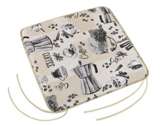 Sedák EMA hladký - kafíčko - 40x40 cm, hladký Sedák EMA hladký - kafíčko - 40x40 cm, hladký