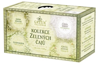 Grešík Kolekce Zelených čajů 4 x 5 n.s.