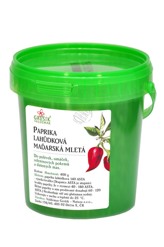 Grešík Paprika lahůdková maďarská mletá 400 g