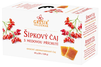 Grešík Šípkový čaj s medovou příchutí 20 x 3,0 g