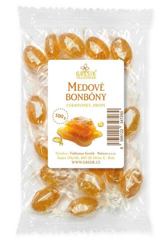 Grešík Medové bonbóny 100 g