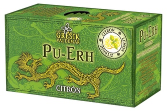 Grešík Pu-Erh Citrón 20 x 1,7 g