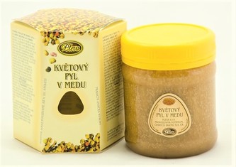 Květový pyl v medu Pleva