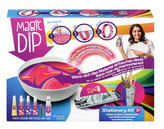 Kreativní sada Magic Dip malování s příslušenstvím kancelářské potřeby v krabici 27,5x20,5cm