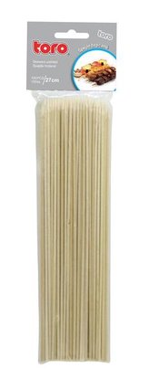 Špejle hrocené 100 ks,  27 cm