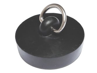 ZÁTKA 46MM,ČERNÁ S PŮLKROUŽKEM VANOVÁ,PRYŽ B2/17