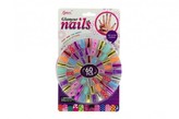 Sada na nehty 60 ks plast 16cm na kartě
