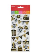 BROKÁTOVÉ VÁNOČNÍ STROMKY GLAMOUR 24X10CM