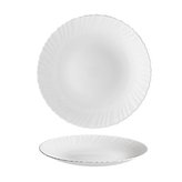 TALÍŘ JÍDELNÍ &quot;TITAN&quot;, OPÁLOVÉ SKLO 24CM