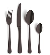 SADA PŘÍBORŮ AUSTIN 24KS, ČERNÁ - doprava zdarma