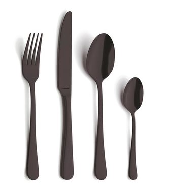 SADA PŘÍBORŮ AUSTIN 24KS, ČERNÁ - doprava zdarma